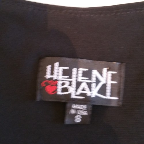 Helene Blake Dress womens Black Blouson Flapper Sleeveless small vintage Sheath - Picture 5 of 10