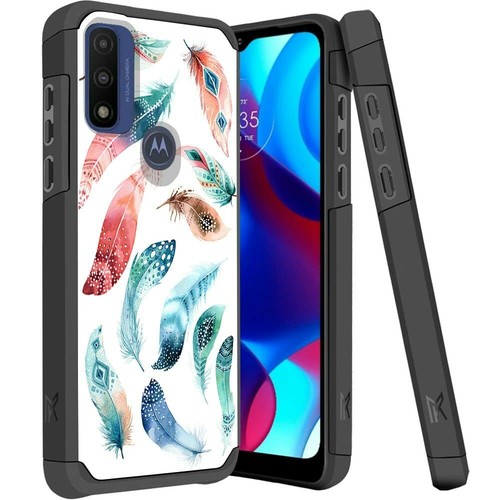 Per Moto G Power 2022 Custodia Antiurto Doppio Strato Pure Rugged + Vetro Temperato y0 - Foto 13 di 26