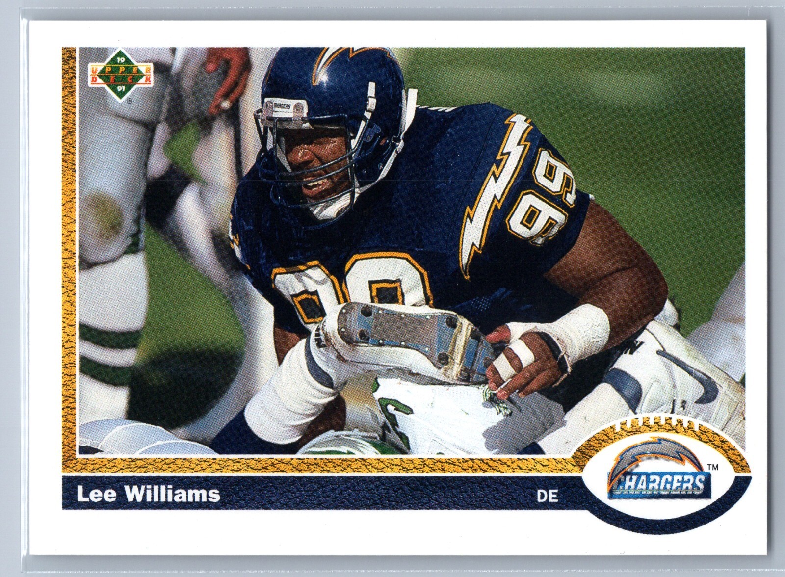 Lee Williams 1991 Upper Deck Football #341 San Diego Chargers NFL Football Card