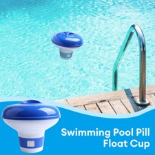 1.5" Chlorine Bromine Tablet Floating Dispenser Floater Spa Tub Swimming Pool