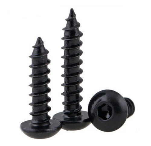 8,8 classe alliage BK M3 M4 M5 M6 tête de bouton hexagonale vis à tapoter automatique boulons - Photo 6/9
