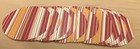 Set of 10 Better Homes & Gardens Round Reversible Stripes Placemats 15" Vinyl