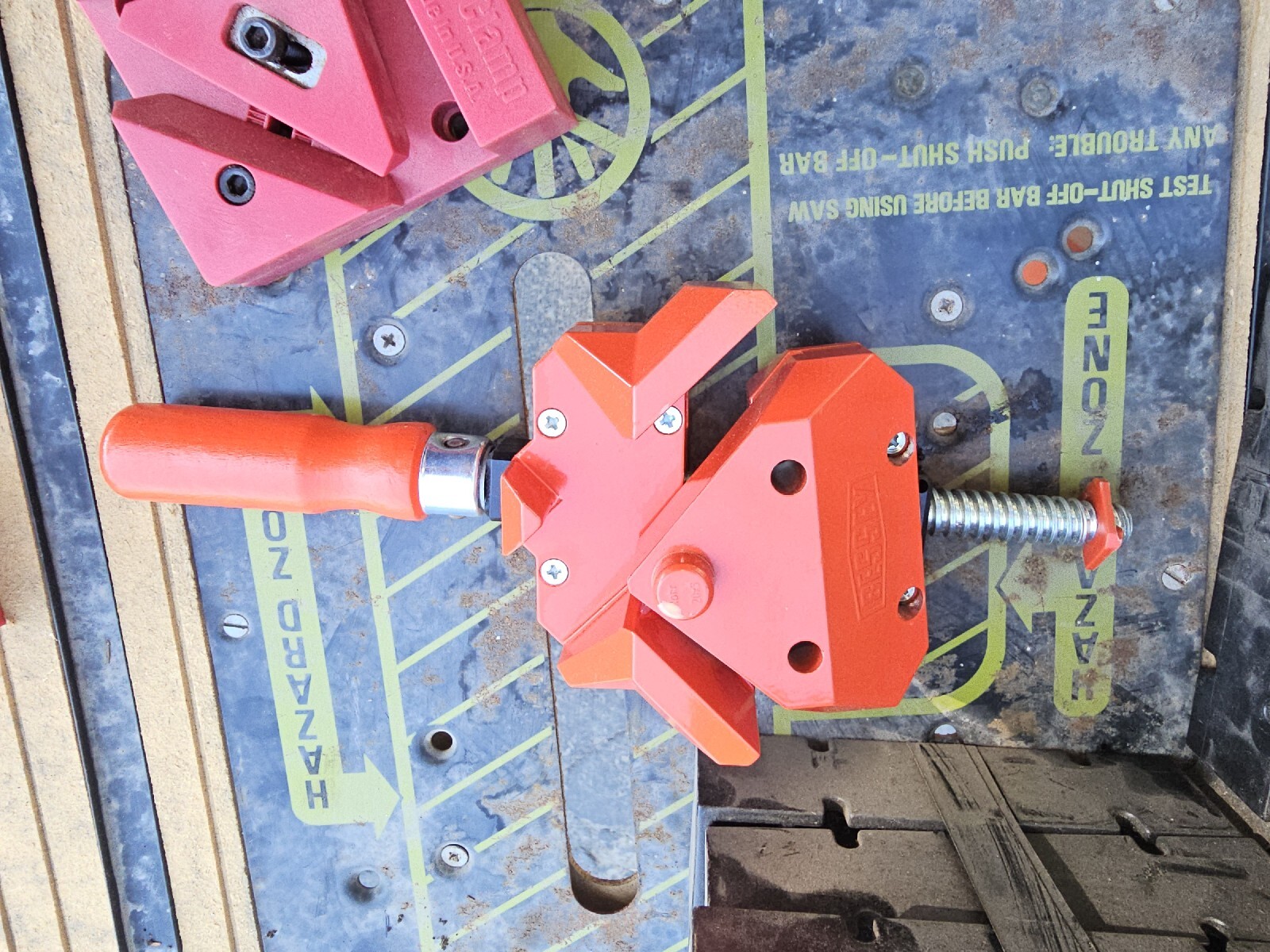 set of 2 Woodpeckers Box Clamp, Rockler Clamp it set, & Bessey the