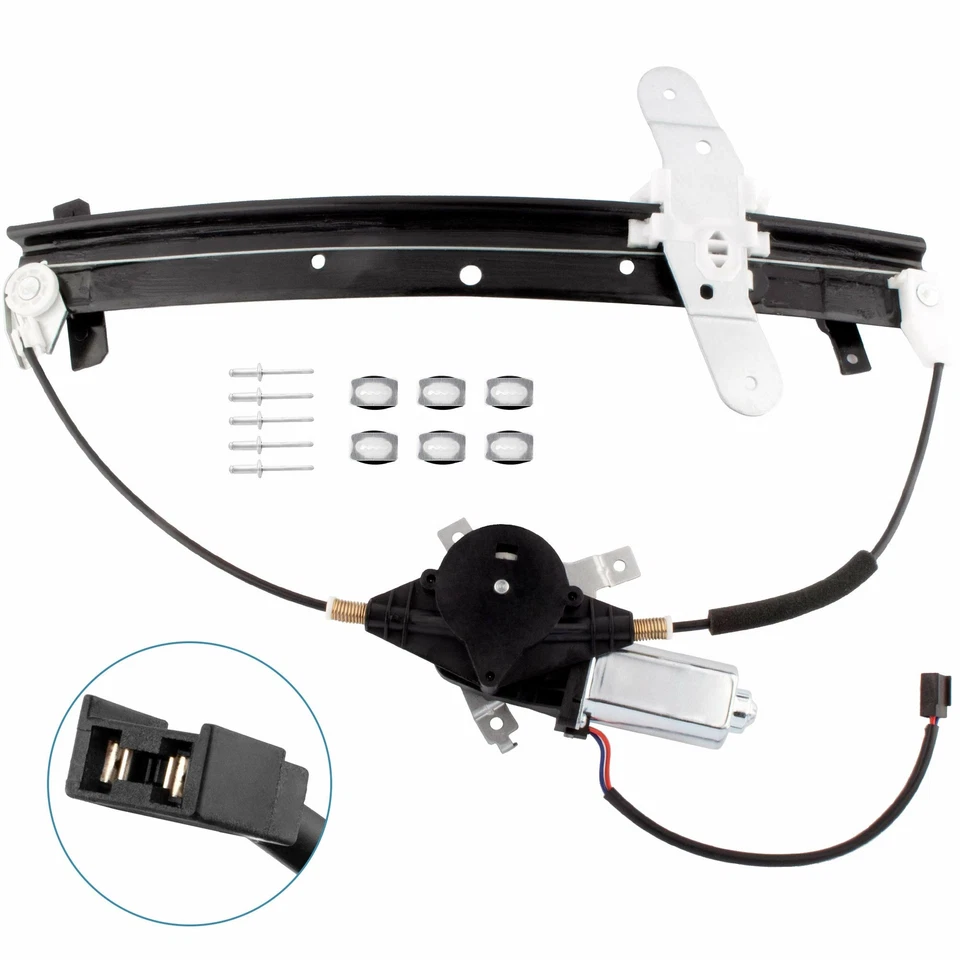 Regulador de ventana eléctrica con motor trasero derecho lado del pasajero para Ford 92-11 Foto 2 de 4