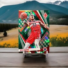 Kyle Kuzma 23-24 Panini Phoenix Green Ice Prizm /149 #128 Washington Wizards