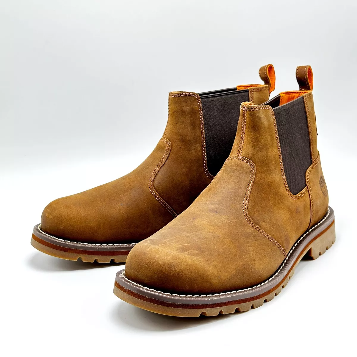 NEW MEN TIMBERLAND Redwood Falls Chelsea Boot Rust Full Grain