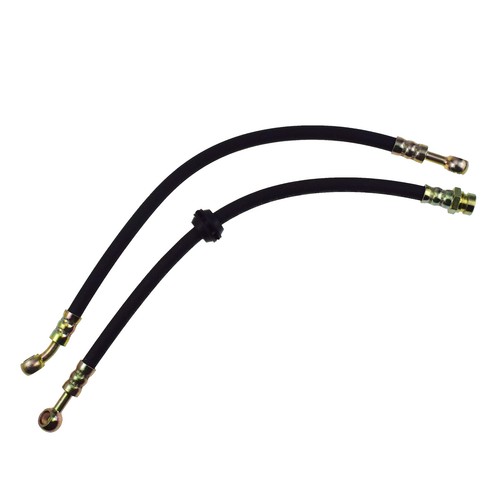 Front Disc Brake Upper & Lower Side Hose w/Pipe Kit For Honda CB350F/450/550/750 - Picture 3 of 12