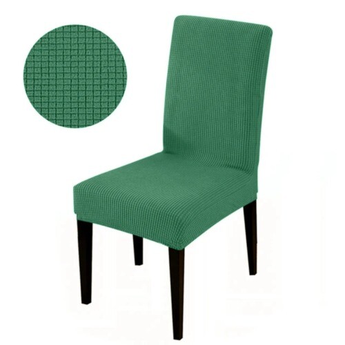 Elegante funda de silla de tela jacquard con respaldo, fundas de silla elásticas de gran tamaño - Imagen 22 de 45