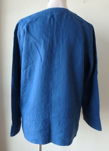 FLAX Designs LINEN Jacket M & L NWT Contour Jacket OCEAN - Picture 7 of 10