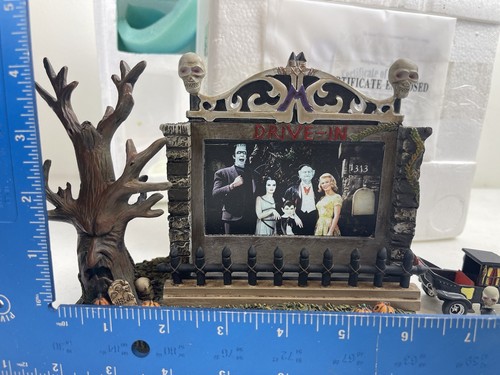 Halloween Hawthorne Village The Munsters Drive In Theater Tested Working - Picture 5 of 5