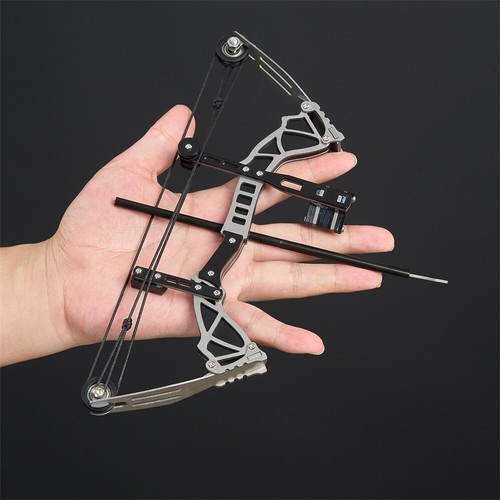 Archery 9.5" Mini Compound Bow Arrow Set 12lb Target Shooting Children Toy Gift - Picture 7 of 26