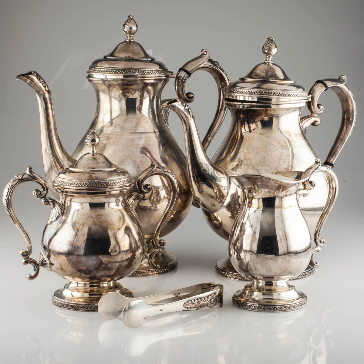 Tea/Coffee Set Antique Asian Silver for sale | eBay