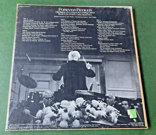 Rare NEW Sealed FOREVER Arthur FIEDLER Vinyl 3-LP Set RCA Records 1980 CRL3-3599 - Picture 2 of 2
