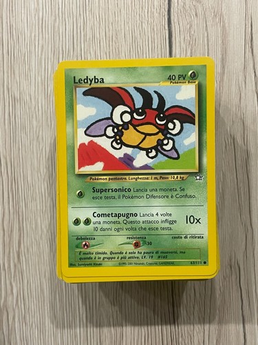 POKEMON - NEO GENESIS ⭐️ CARTE ITALIANE SINGOLE - COMUNI NON COMUNI RARE VINTAGE - Foto 54 di 75