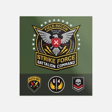 Military Eagle Strike Force Vinyl Sticker Decal