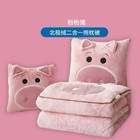 Stitch 2-in-1 Blanket Pillow - Soft Throw Winter Blanket, Lilo and Stitch Gift