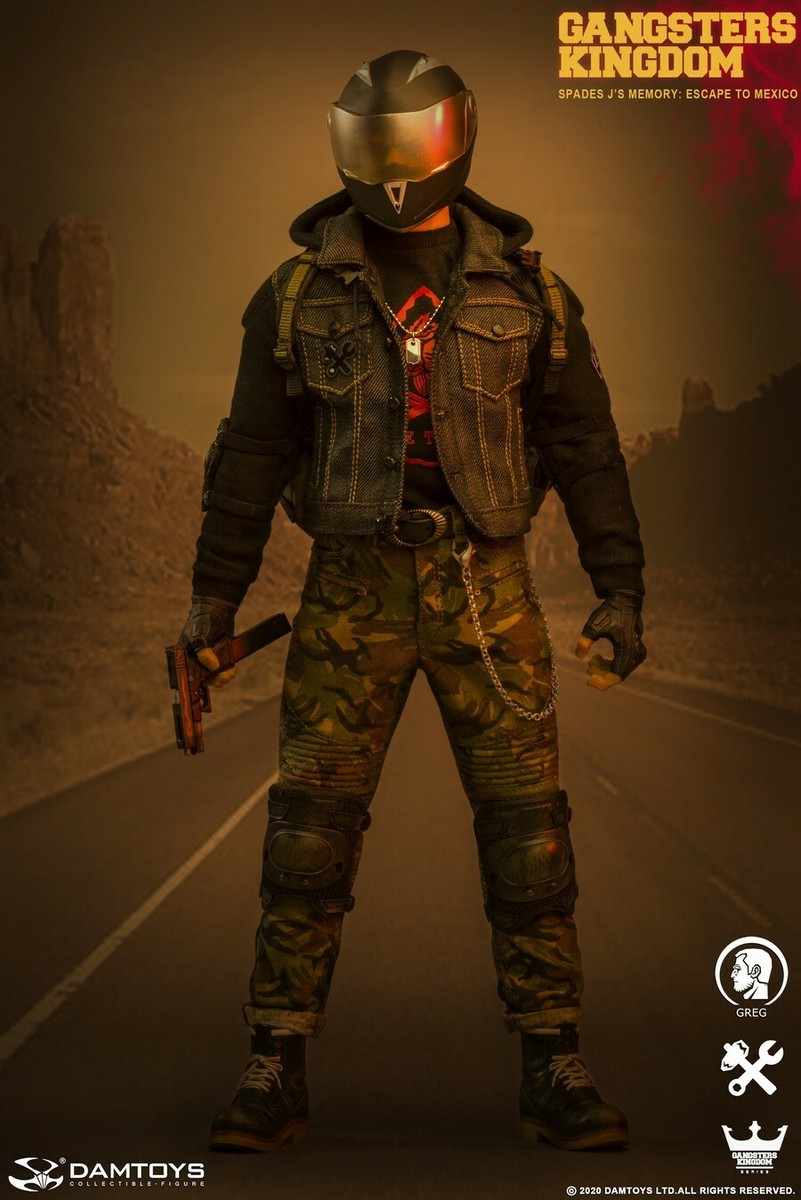 DAM Toys GK003MX The Gangsters Kingdom SPADES J'S MEMORY-GREG 1/6