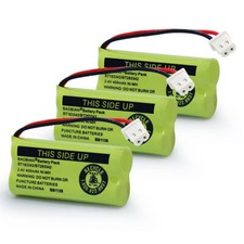 3-Pack Battery for Vtech BT183342 BT283342 BT166342 BT266342 BT162342 BT262342