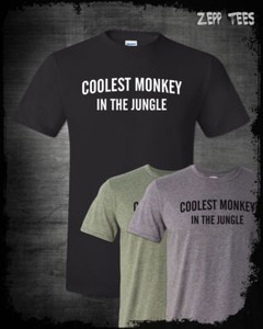 Coolest Monkey In The Jungle T Shirt Funny Ad Meme Social Media Outrage Ebay