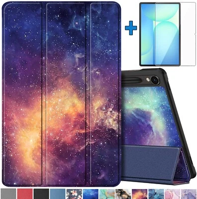 LONFEID Funda protectora + 9H lámina protectora de vidrio Samsung Galaxy Tab S10 Lite / S10 FE / S9 FE -3