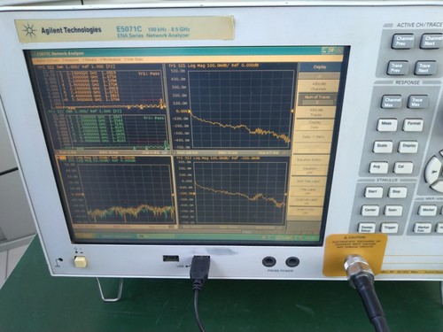Agilent E5071C ENA RF Network Analyzer 100 kHz – 8.5 GHz w/ opt. 019, 285, UNQ - Picture 5 of 12