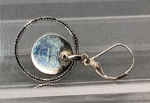Ecclissi Sterling Silver & Abalone Dangle Earrings - Picture 6 of 7