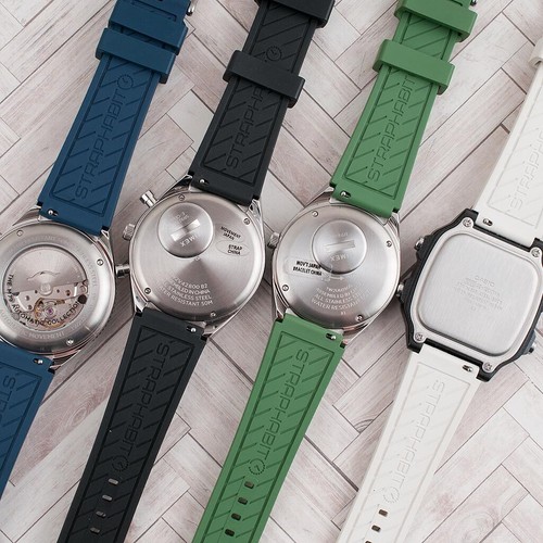 Correas de reloj de repuesto TQ18 Q Timex - Bandas de reloj de liberación rápida de goma FKM - Imagen 74 de 83