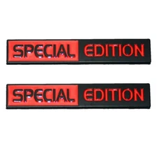 2x Metal Special Edition Decal Car Styling Body Trunk Fender Emblem Badge