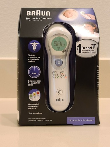Termómetro de frente Braun sin tacto + NTF3000 - Imagen 6 de 8
