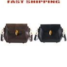 Women PU Fashion Shoulder Bag Simple Crossbody Bag Top Handle Bag (Coffee)