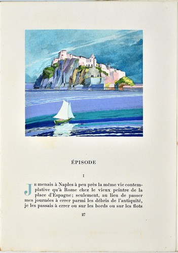 Alphonse de Lamartine: GRAZIELLA, illustrations by Bruneleschi. 1931 Square - Picture 3 of 6