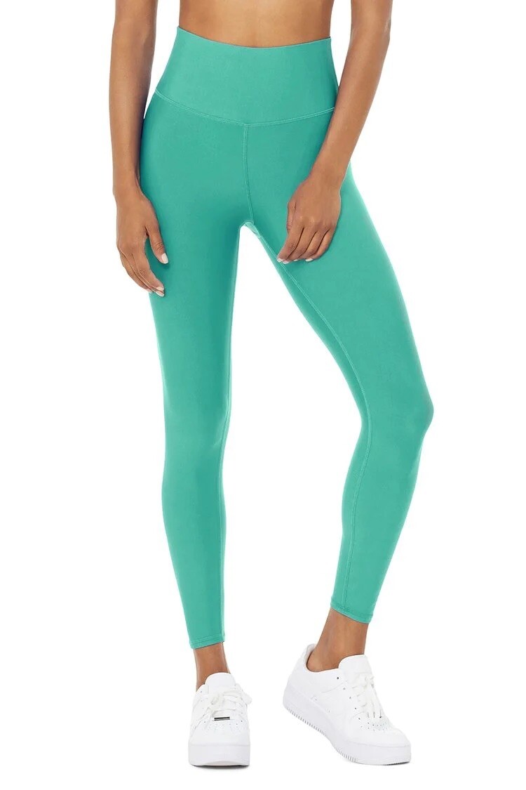 ALO Yoga 7/8 High-Waist Airlift Legging - Ocean Teal - XXS