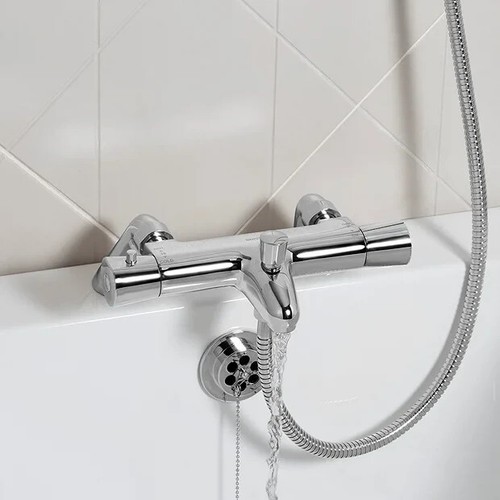 Bristan Artisan AR2 THBSM C Artisan Thermostatic Bath Shower Mixer Tap Chrome - Picture 4 of 15