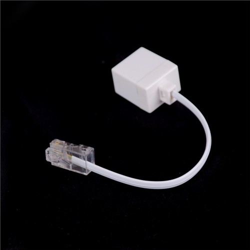 RJ11 6P4C Female To Ethernet RJ45 8P8C Male F/M Adapter Converter Cable Phone-,x - Afbeelding 6 van 6