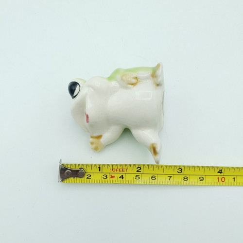 Vintage Frog Figurine Ceramic Novelty Frog ornament waving Japanese? No.51 - Picture 8 of 8
