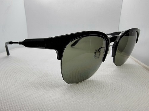 Nicole Miller New York Capistrano C01 Black Frame Green Lens Sunglasses 52mm - Picture 7 of 12