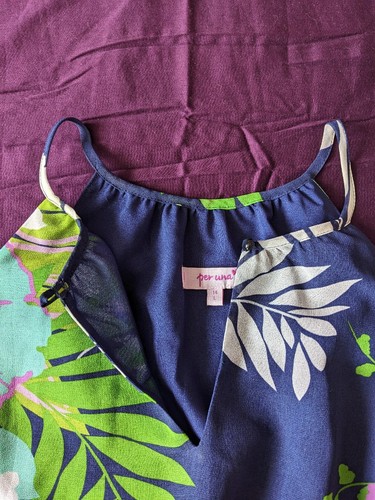 PER UNA - M&S Hermoso Vestido Largo Floral de Verano Talla 14 Largo - NUNCA USADO - Imagen 6 de 12