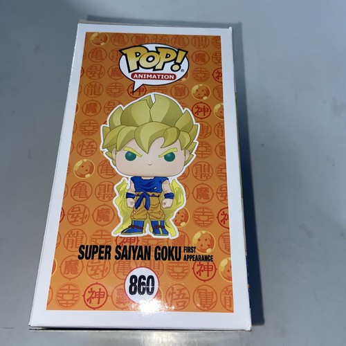Funko Pop! Vinilo: Dragon Ball - Super Saiyan Goku (Primera aparición) #860 - Imagen 4 de 6