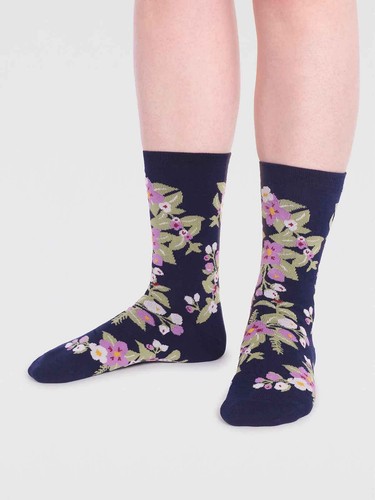 THOUGHT (BRAINTREE) BAMBOO LADIES' SOCKS - ARYA FLORAL SPW772 - BNWT - Foto 3 di 14