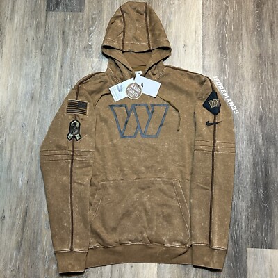 Nike Washington Commanders Salute to Service Hoodie Authentic Sideline Pullover