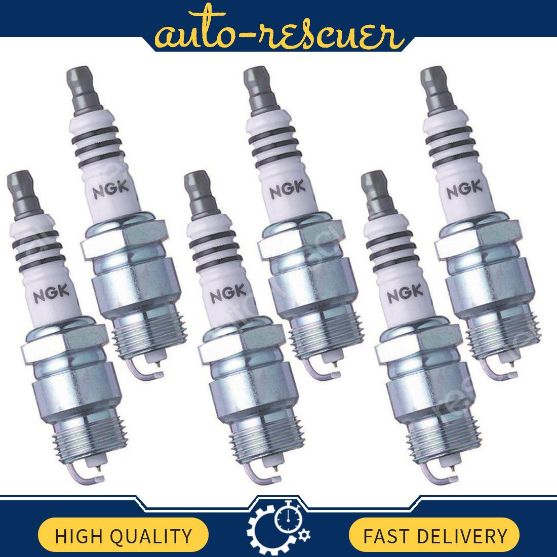 NGK  Spark Plug 6x for 1955 till 1959 Ford Club