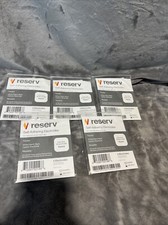 5 Pkgs 4 per pk Electrodes Reserv Re-Usable Self Adhesive Electrode Pads NEW