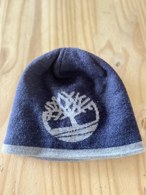 timberland wool Beanie cap Blue & Gray Logo Os/tu | eBay