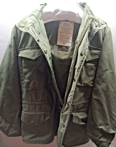 Alpha Industries Small Reg. Man's Field Cold Weather Coat - Picture 3 of 6