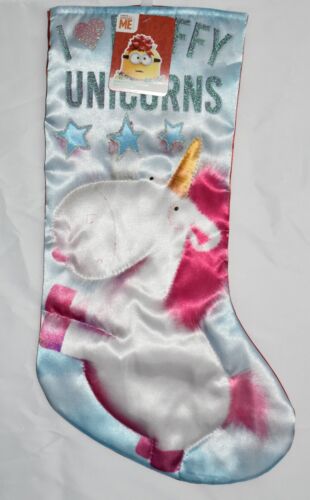 Medias de Navidad Kurt Adler Despicable Me I Heart Fluffy Unicorns Minions 19" - Imagen 2 de 3