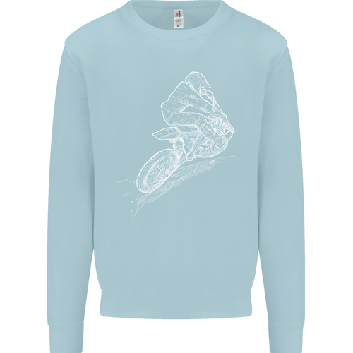 Pilota di Motocross Disegno Dirt Bike Motox Bambini Felpa Maglione - Picture 65 of 92