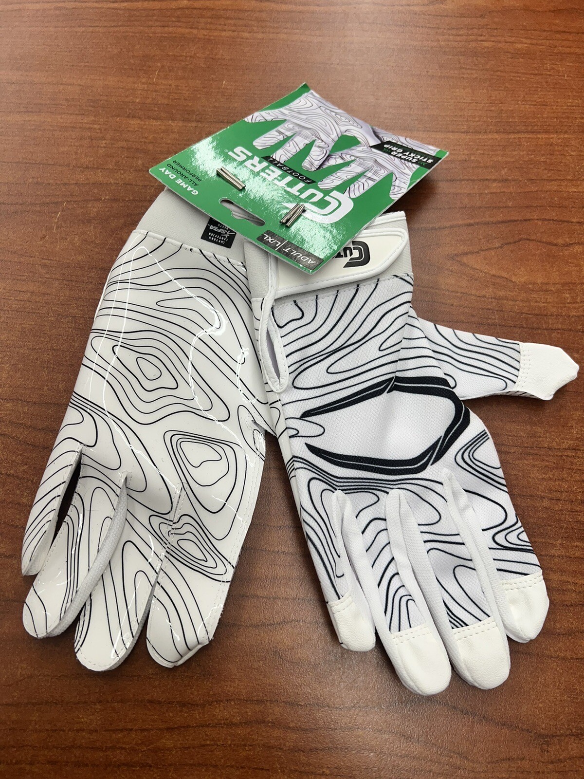 CUTTERS GAME DAY FOOTBALL GLOVES ULTRA STICKY GRIP ADULT L / XL *NEW* eBay