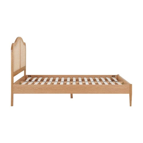 Lincoln Rattan Bed In Oak Handmade wood and cane bedroom furniture - Picture 5 of 16