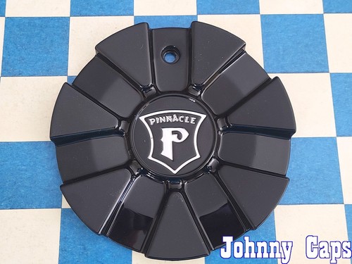 PINNACLE Wheels # 10281L164. Custom GLOSS BLACK Wheel Center Cap  [89]  (QTY. 1) - Picture 2 of 13