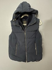 Tatras Genuine Goose Down Navy Blue Double Zipper Hooded Small/medium Nice